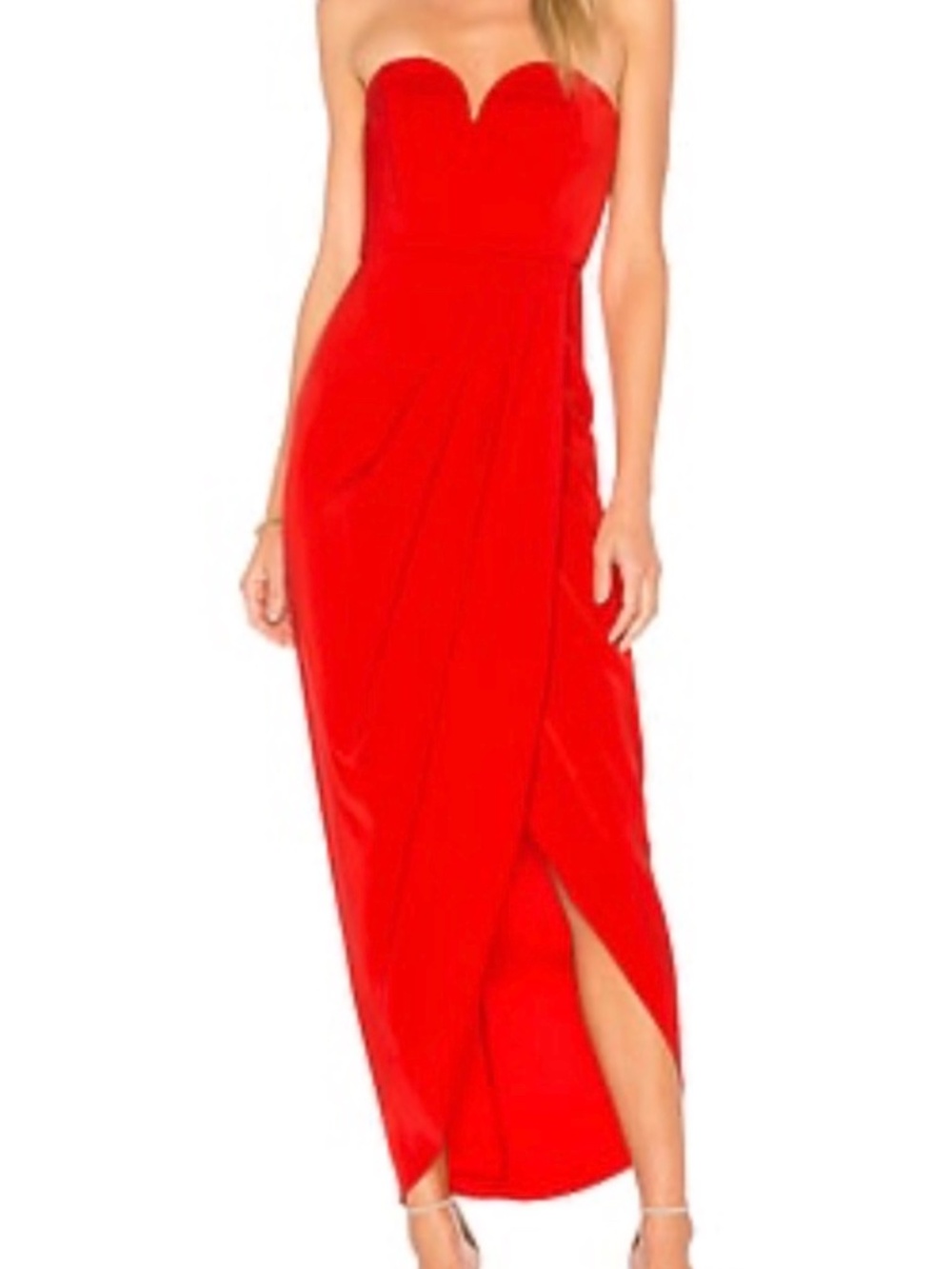 U Wire Bustier Dress in Tomato SHONA JOY